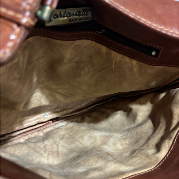Marinelli Brown distressed Leather Crossbody Bag - Picture 11 of 12